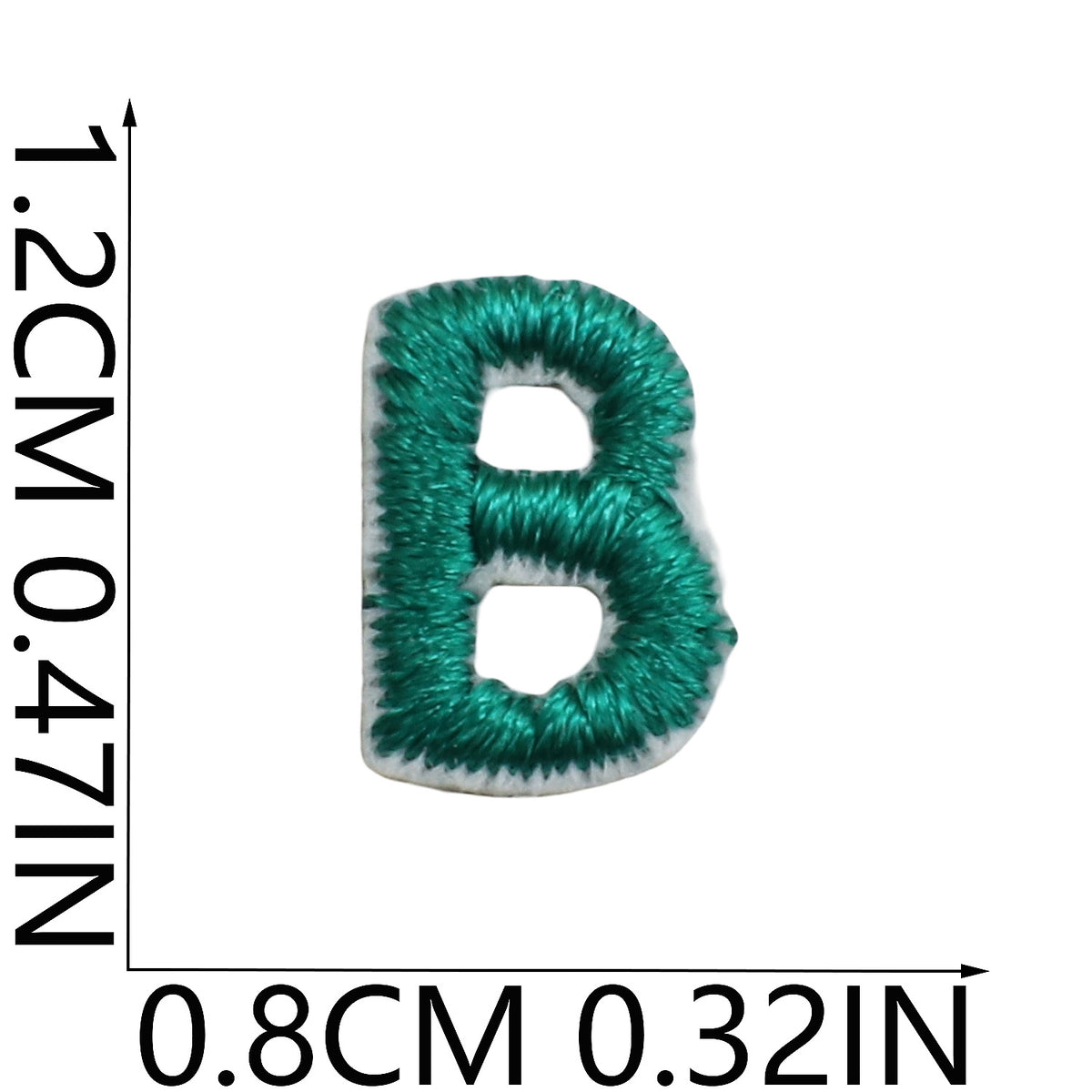 Mini Colorful Embroidered Letter Patches – 1.2cm  Copy Title