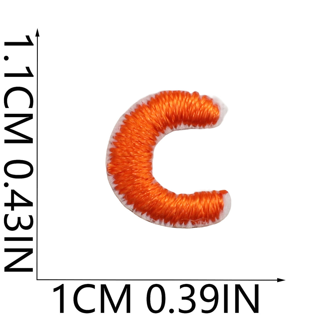 Mini Colorful Embroidered Letter Patches – 1.2cm  Copy Title