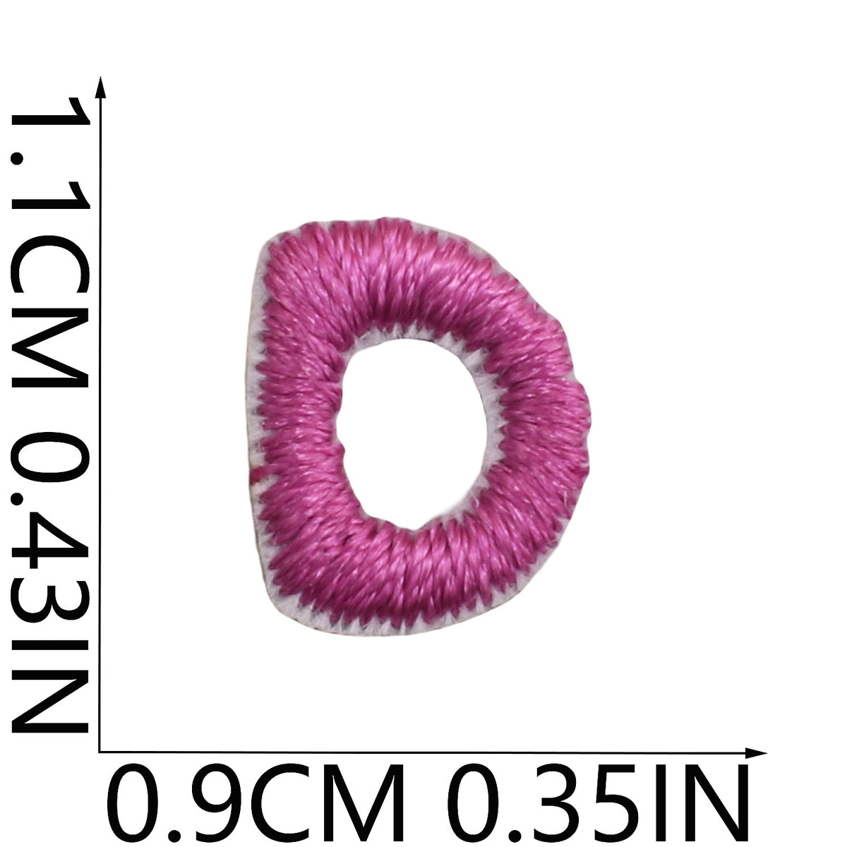 Mini Colorful Embroidered Letter Patches – 1.2cm  Copy Title