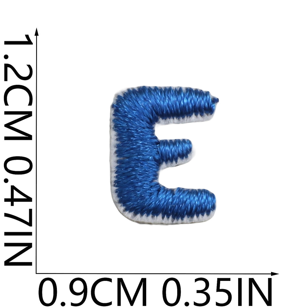 Mini Colorful Embroidered Letter Patches – 1.2cm  Copy Title