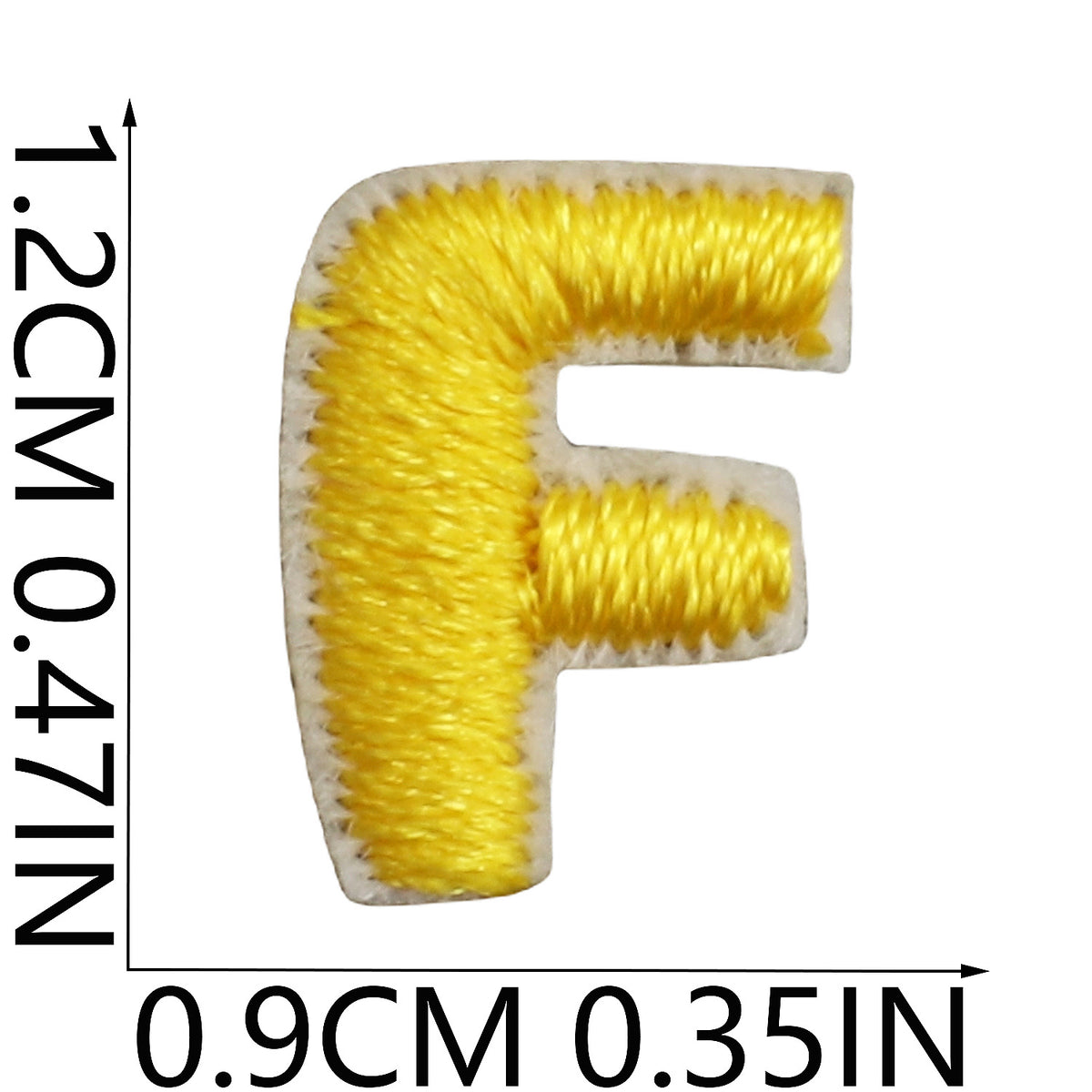 Mini Colorful Embroidered Letter Patches – 1.2cm  Copy Title