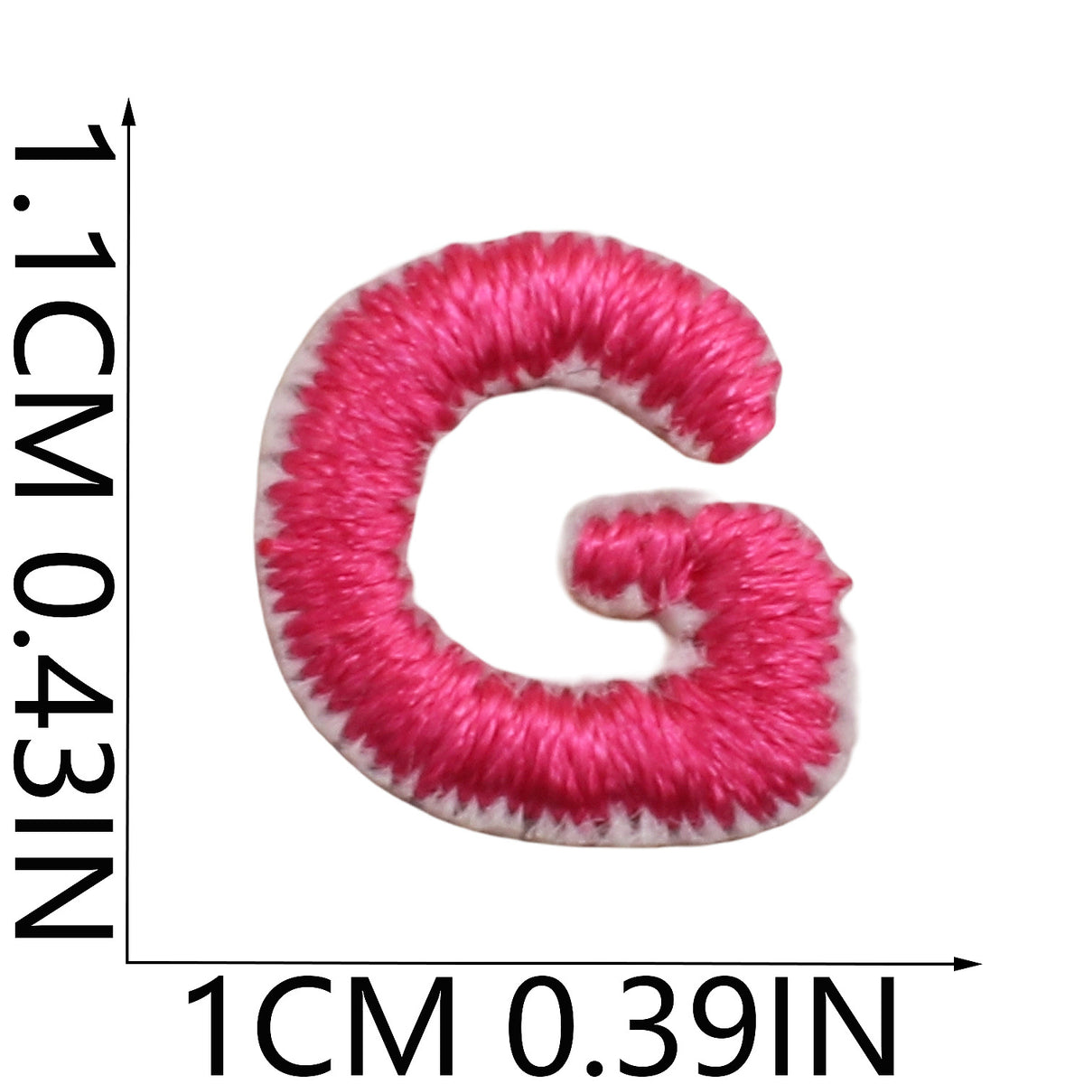 Mini Colorful Embroidered Letter Patches – 1.2cm  Copy Title