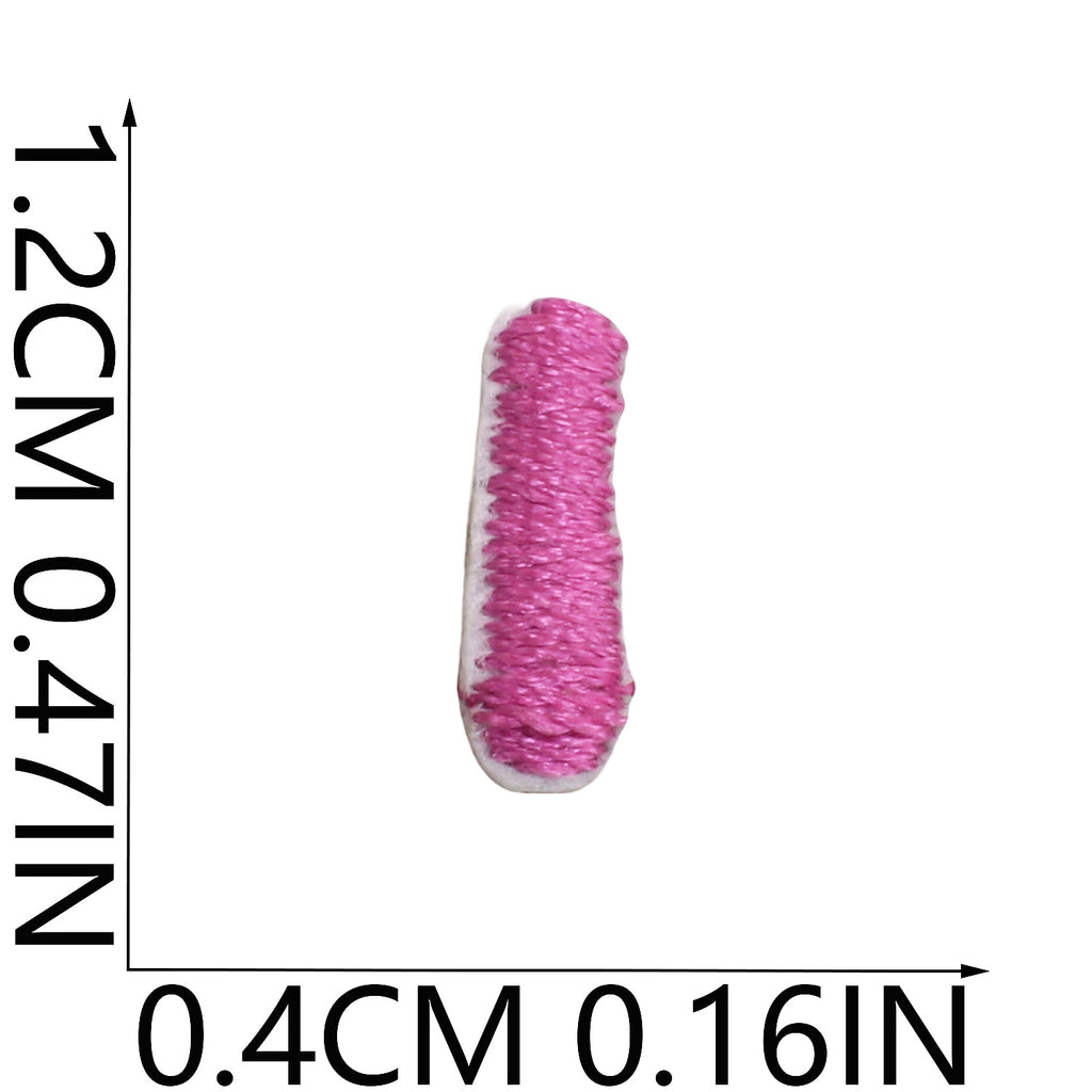 Mini Colorful Embroidered Letter Patches – 1.2cm  Copy Title