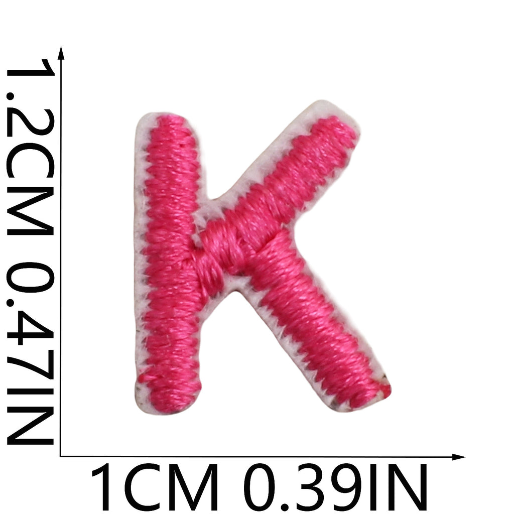 Mini Colorful Embroidered Letter Patches – 1.2cm  Copy Title