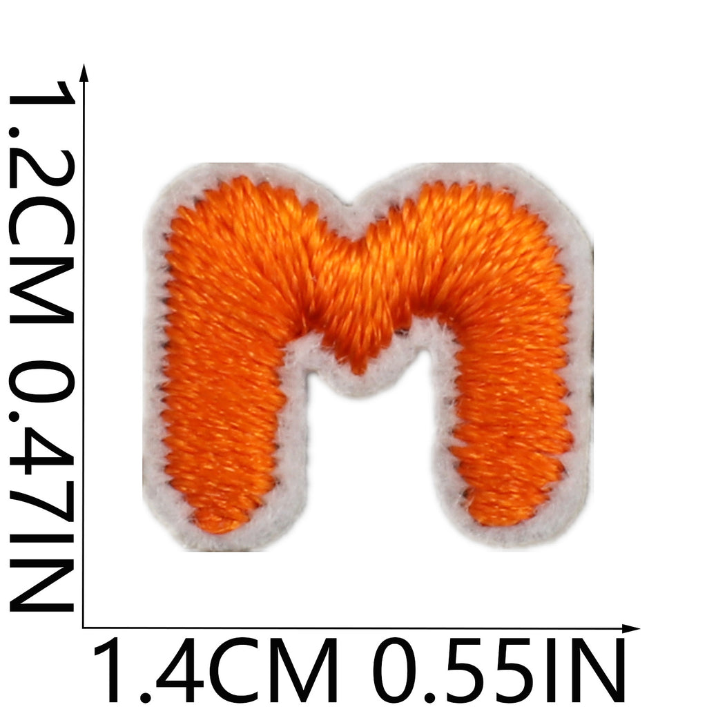 Mini Colorful Embroidered Letter Patches – 1.2cm  Copy Title