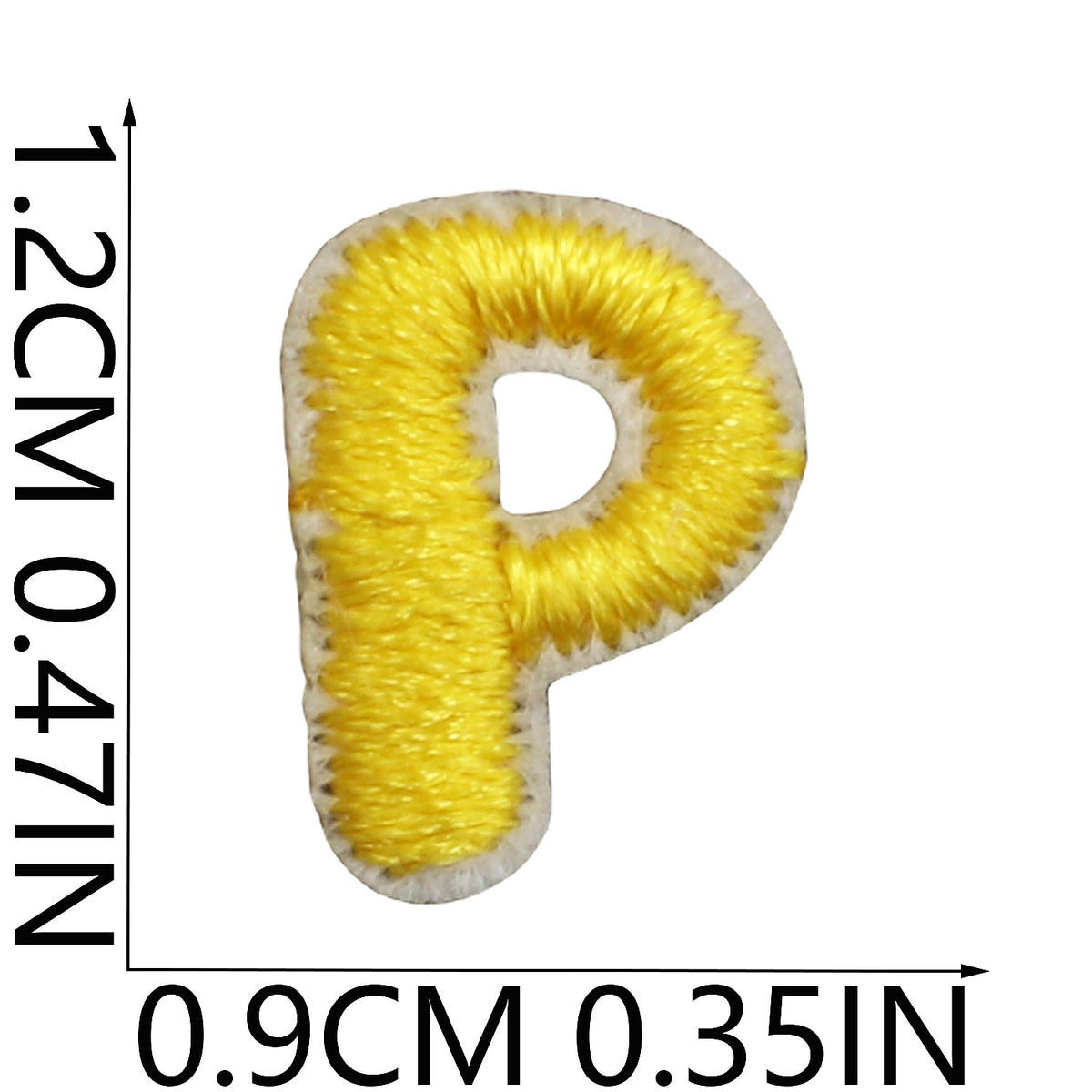 Mini Colorful Embroidered Letter Patches – 1.2cm  Copy Title