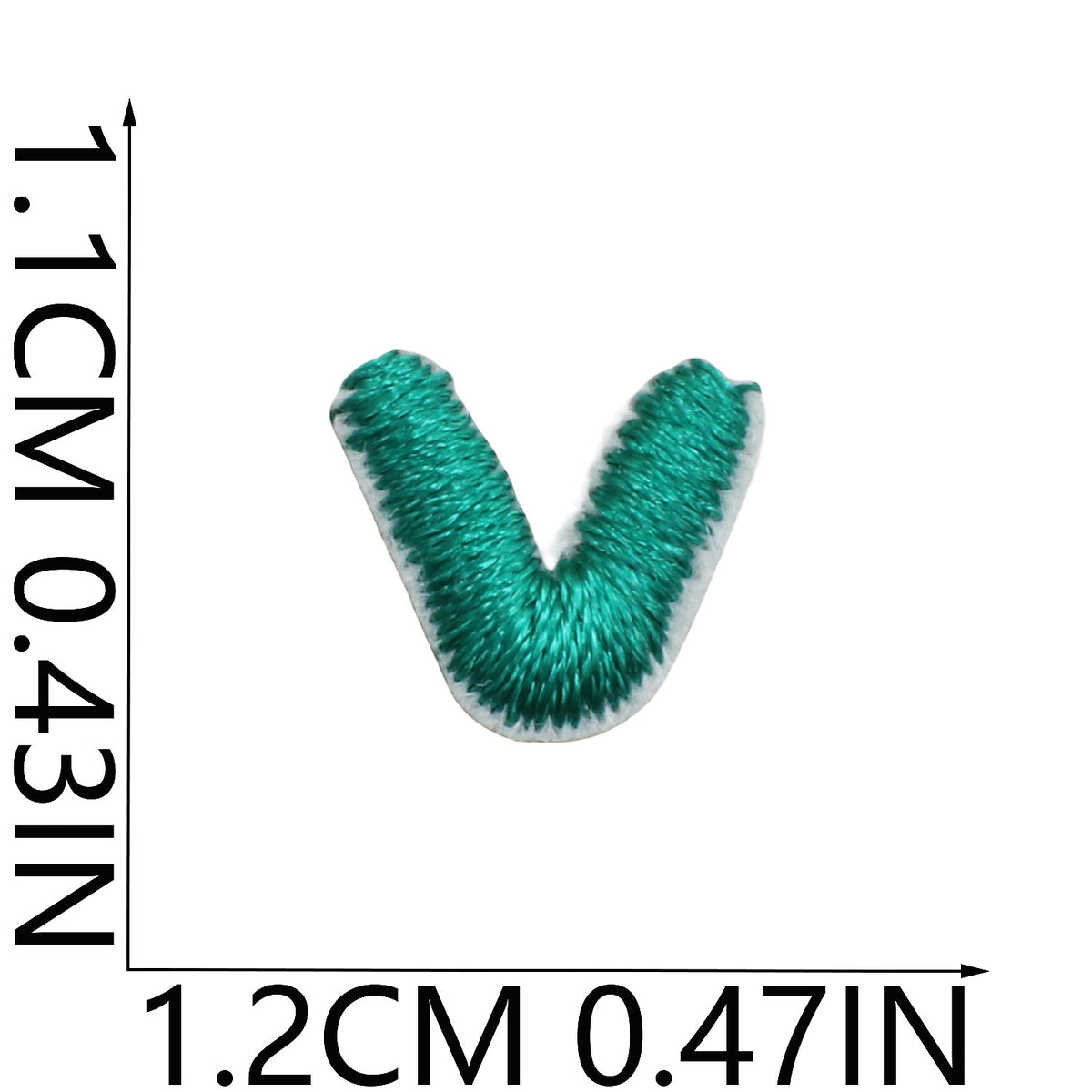 Mini Colorful Embroidered Letter Patches – 1.2cm  Copy Title